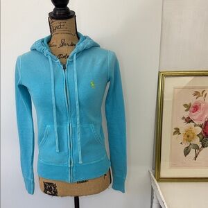 Polo Ralph Lauren Women's Lightweight Full-Zip Hoodie Sz XS